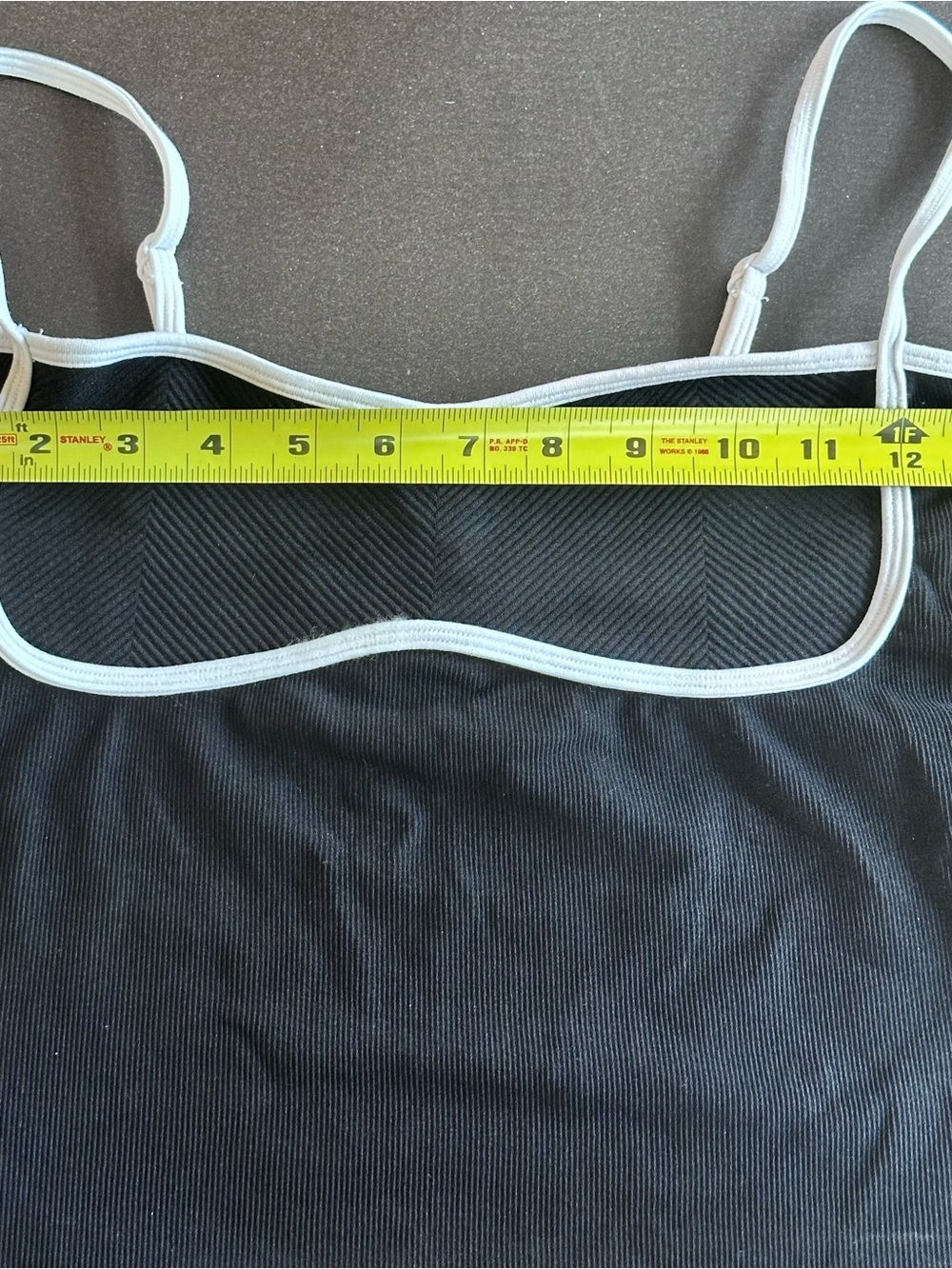 By Anthropologie Seamless Piped Trim Bralette Tank S/M - Picture 3 of 8